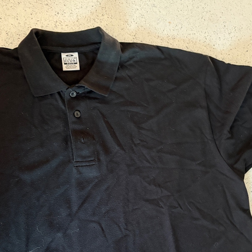 EcoSmart Black Polo Shirt for Men